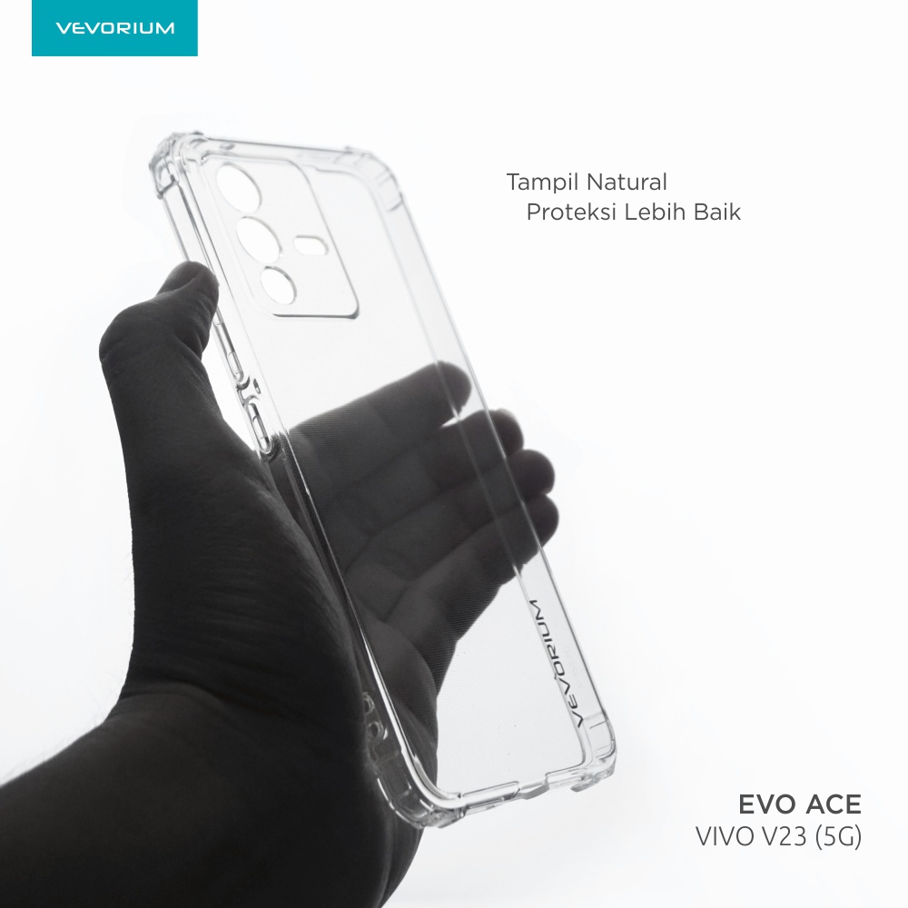 VEVORIUM EVO ACE VIVO V23 5G V23E Clear Soft Case Shockproof Bening Transparan