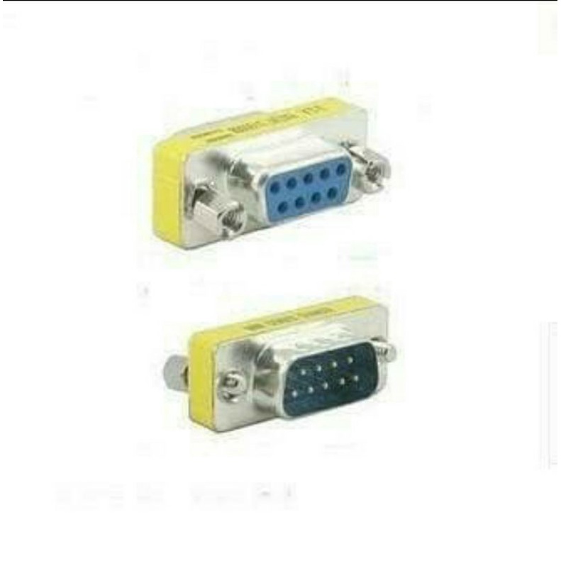 GENDER SERIAL MALE FEMALE / KONEKTOR DB9 MALE FEMALE / CONNECTOR 9 PIN