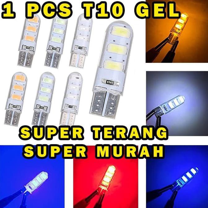 T10 JELLY LAMPU LED SENJA MOTOR MOBIL - Putih