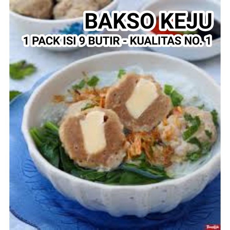 

Bakso Keju 1 Pack isi 9 Butir, Kualitas No. 1