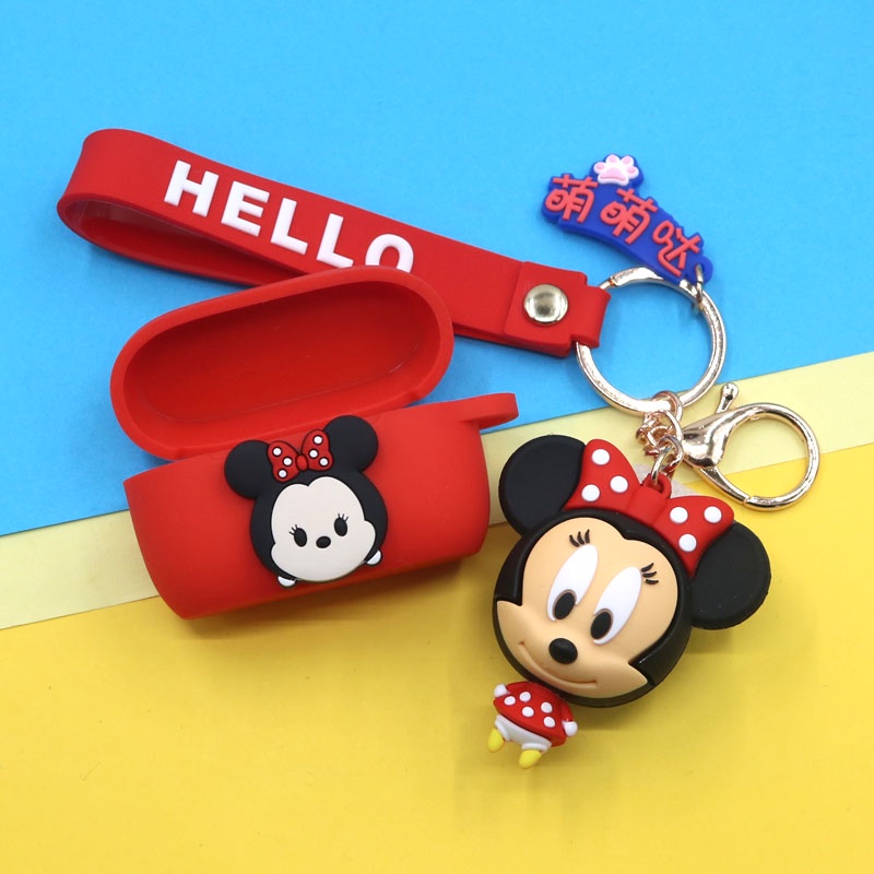 Jabra 75t Casing Pelindung headset Bluetooth 65T Bahan Silikon Motif Kartun Mickey Minnie Mouse