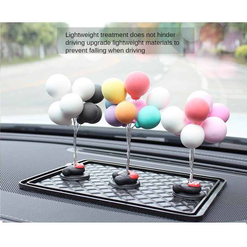 Ornamen Balon Kreatif Untuk Dekorasi Interior Mobil