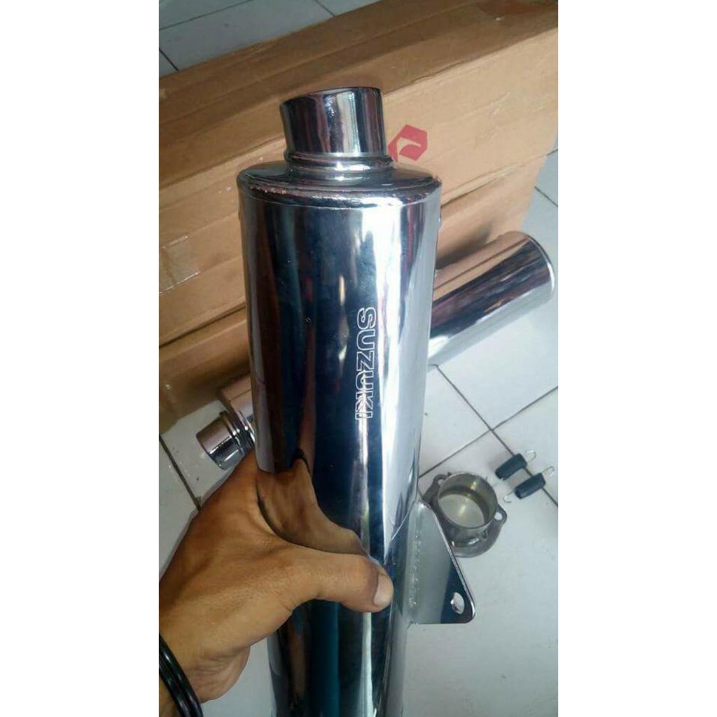 Hemat Knalpot Standart Fu Ckd Ori Dgn Leher Stenlis Pnp Vixion Cb150R Fu Mx Bebek Murah