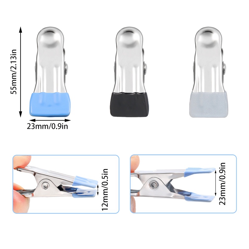 Klip Penjepit Pakaian / Kaos Kaki / Handuk Bahan Stainless Steel