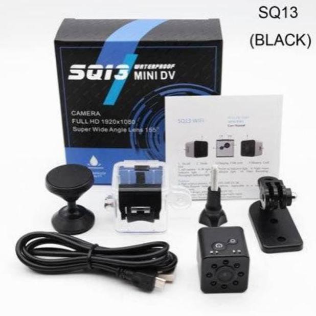 Terlaris Quelima SQ13 Wifi Mini Action Camera Drone Car DVR (bkn sq12) Baru