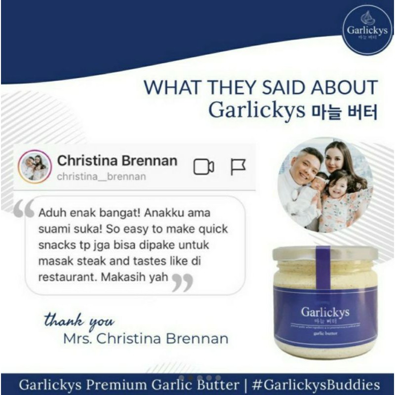 

DA Garlickys Premium Garlic & Herbs Butter Varian Orinal Healthy Wagyu