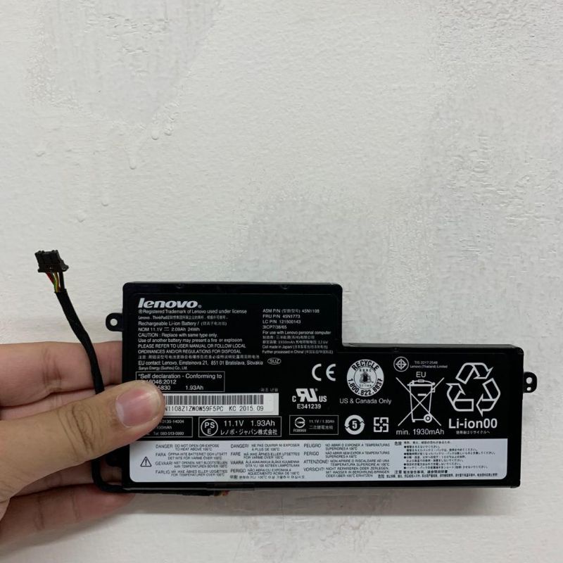 Baterai Internal Lenovo Thinkpad X240 X250 X260 Bagus Dan 100% Original