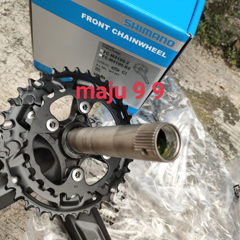 Crankset Shimano Deore M4100 36/26T Hollowtech2 Ht2 Double Crank Set Mtb