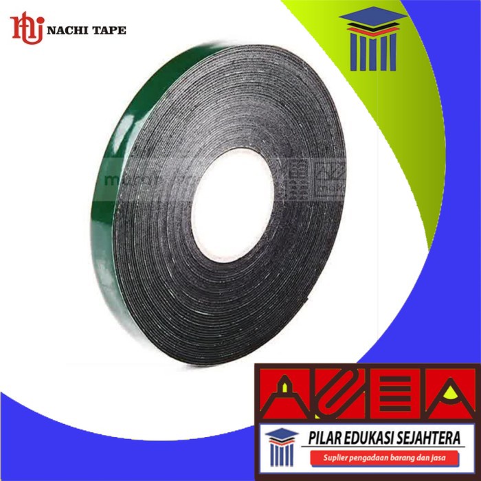 

SOLASI DOUBLE TAPE FOAM NACHI PEREKAT BENDA WARNA HIJAU 1/2 INCH MURAH
