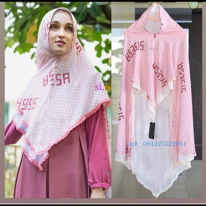 sisesa khimar ayra pink