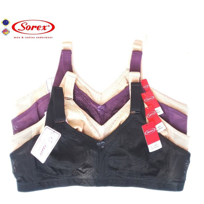 SOREX sister Bra Sister SOREX 02001 Busa Tipis Tanpa kawat Cup BESAR