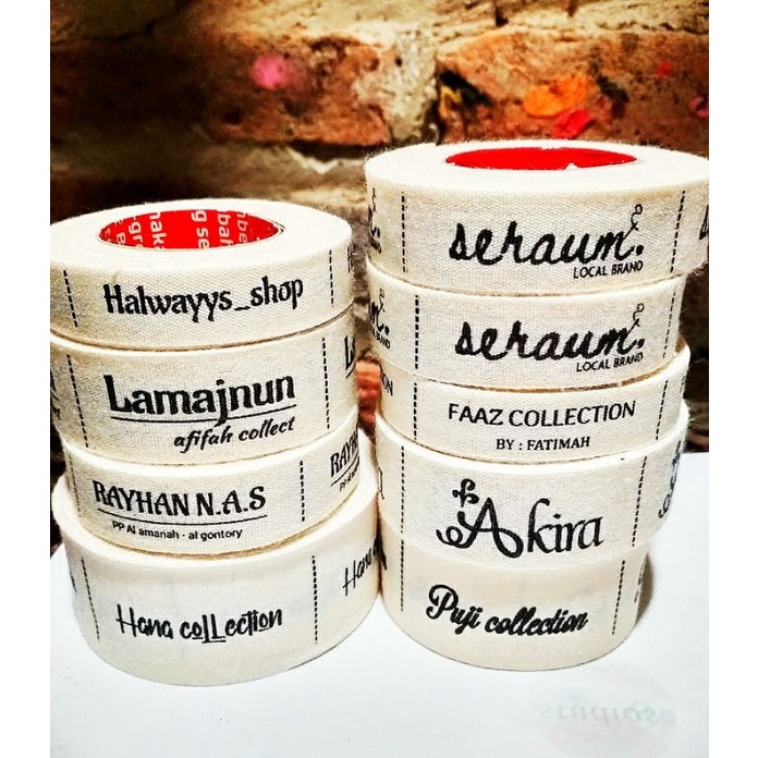 

label baju # label katun # label kaos