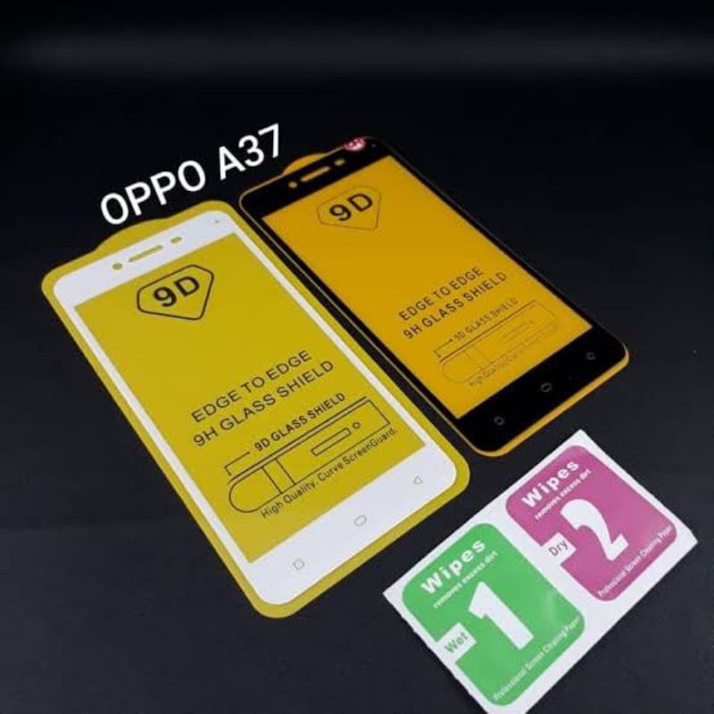 TAMPRED GLAS KACA FUL LAYAR HP OPPO A37/A37F/F1F