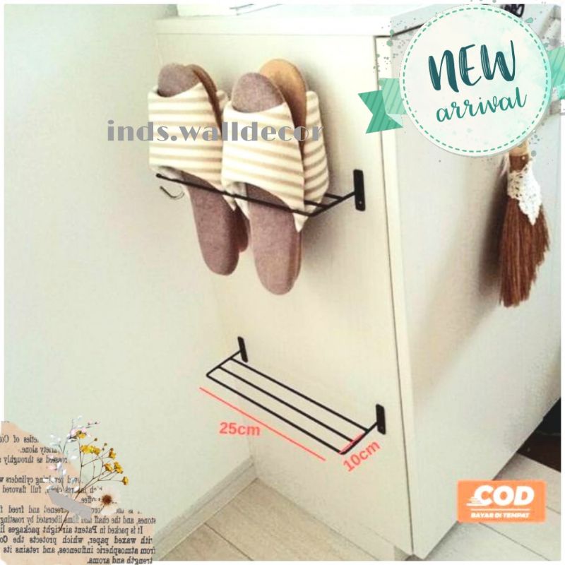 [Rak Sandal] - Gantungan Rak Sandal Sepatu Besi Serbaguna Murah