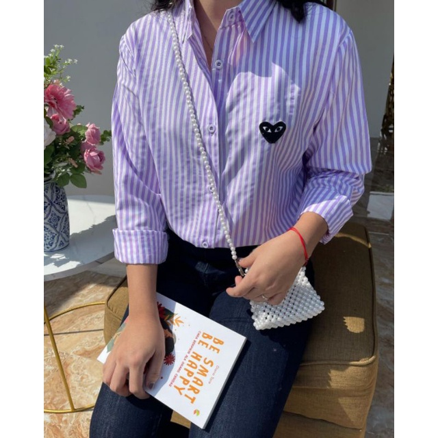 Kemeja Wanita / Kemeja Cewek / Kemeja CDG / Kemeja cdg wanita / kemeja wanita lengan panjang/