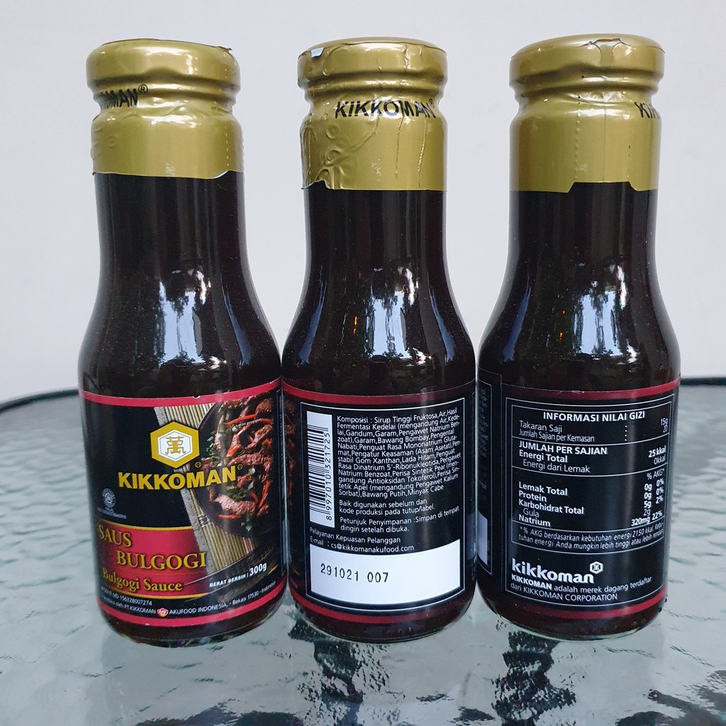 Kikkoman BULGOGI HALAL Sauce / Saus Bulgogi Halal 300gr KC