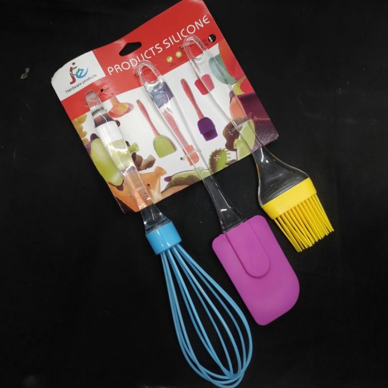 Silicone Kitchenware Baking Set 3 in 1 alat masak silikon MJ405