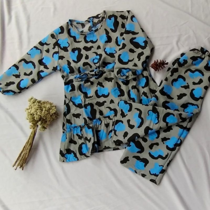 Setelan Kaktus Anak &amp; Setelan Tiedye Setelan Rayon anak 3-5 th