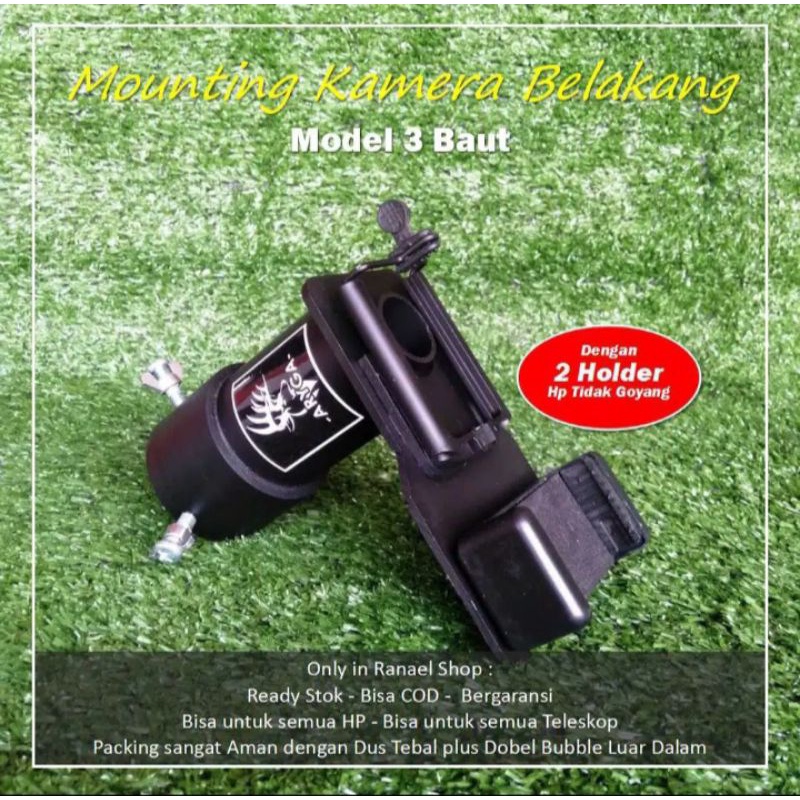 mounting kamera belakang telesope monting kamera depan teleskop senapan