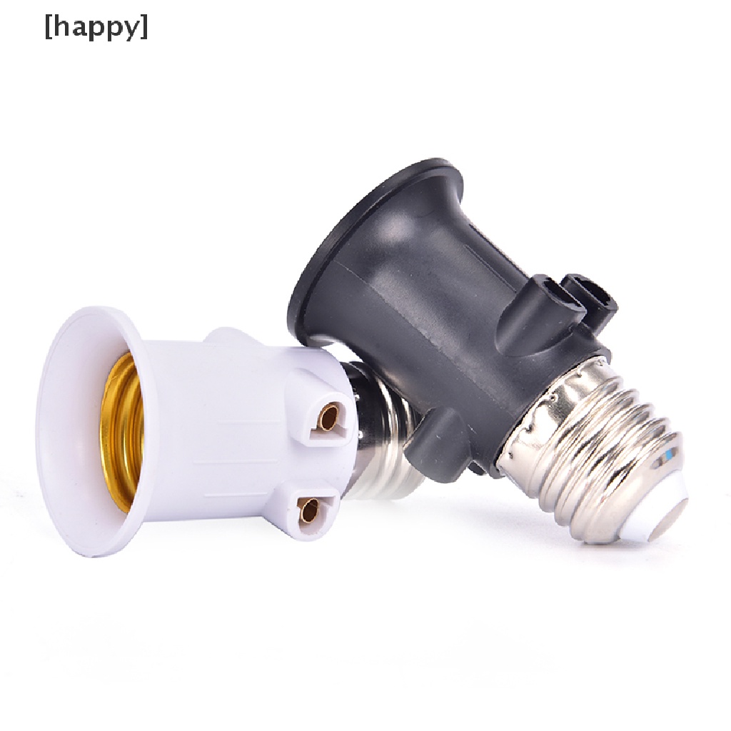 Ha Fitting Lampu Bohlam E27 Bahan Pbt Tahan Api Dengan Plug Eu