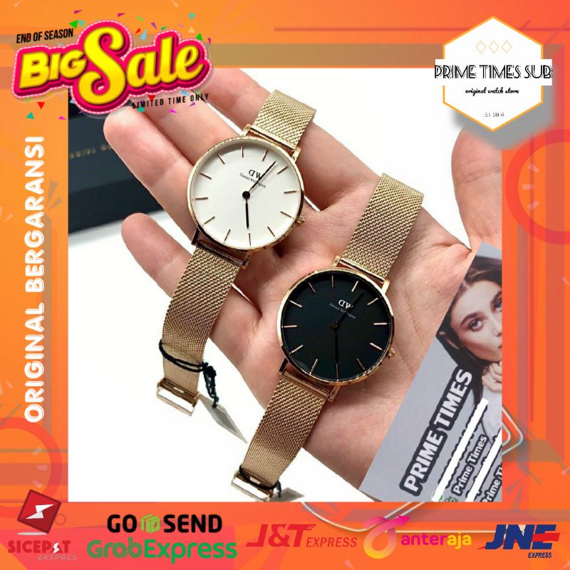 100% ORIGINAL jam tangan petite melrose | jam wanita original bergaransi | kado gift pacar jam dw