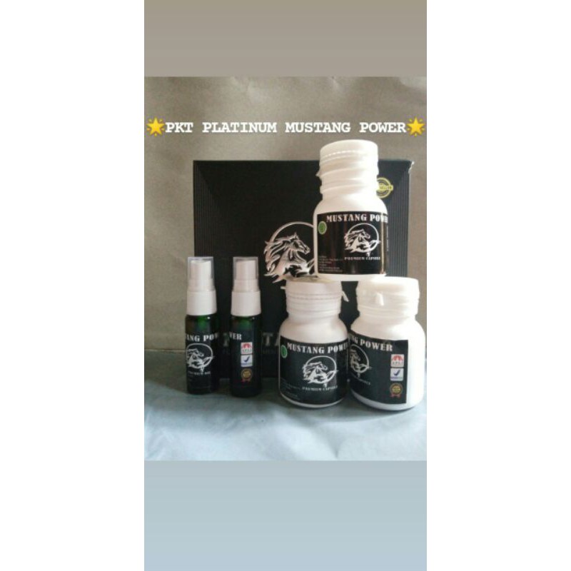 OBAT PEMBESAR ALAT VITAL PRIA TAHAN LAMA Paket expert  (best seller) @Mustang Power