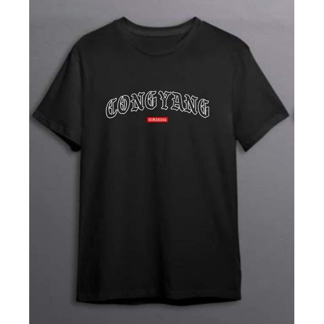 COD KAOS CONGYANG SEMARANG KAOS PRIA KATA KATA MURAH UNIK PAKAIAN PRIA COTTON COMBED 30S terlaris