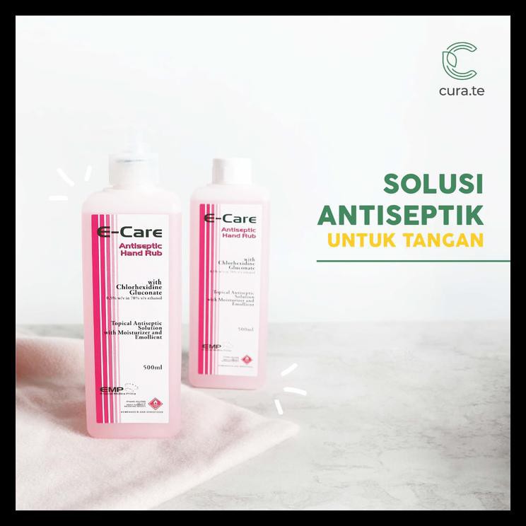 Hot Sale E-Care Hand Sanitizer Antiseptik 500Ml Antiseptic Hand Rub