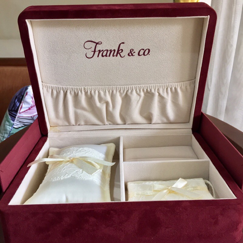 Jewellery Box Frank Co Kotak Perhiasan Wedding Box Frank N Co Shopee Indonesia