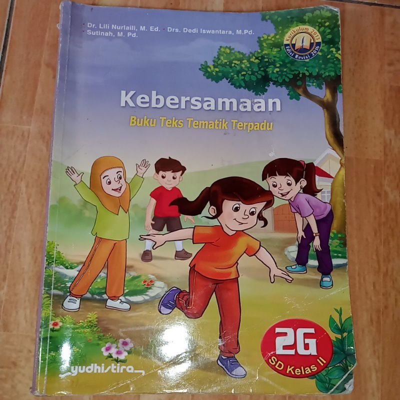 Jual Buku Teks Tematik Terpadu Kebersamaan Untuk Kelas 2 Sd Tema 2g