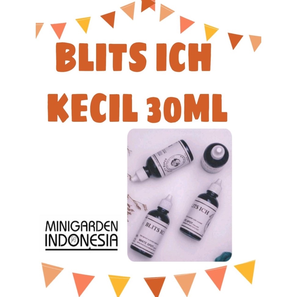 BLITS ICH KECIL 30ML SAKKAI OBAT BIRU IKAN OBAT JAMUR KULIT WHITE SPOT