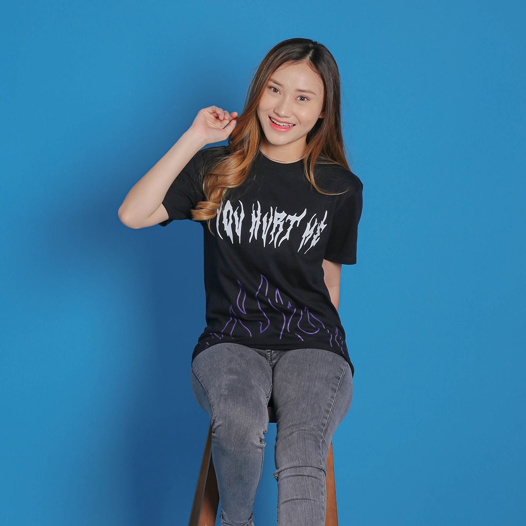 Kaos Distro You Hurt Me New States Apparel Premium Pria Dan Wanita