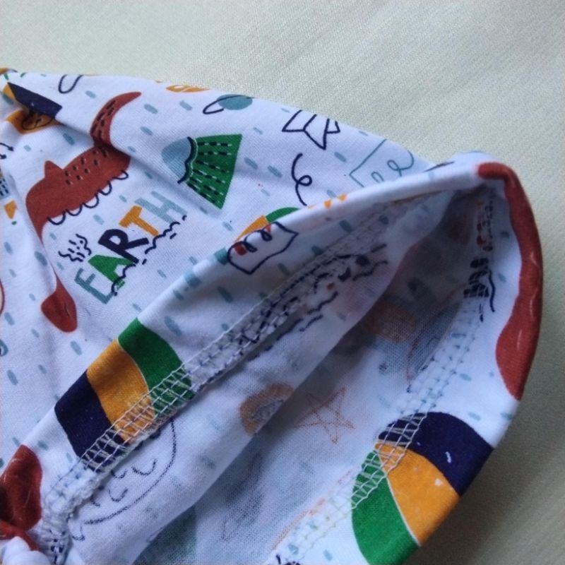 TOPI BAYI IKAT NEWBORN SNI / TOPI BAYI KUNCUNG / KUPLUK BAYI