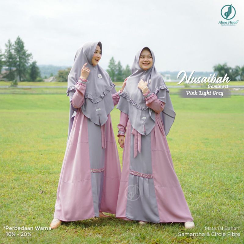 READY STOCK NUSAIBAH GAMIS SET by ALWA HIJAB