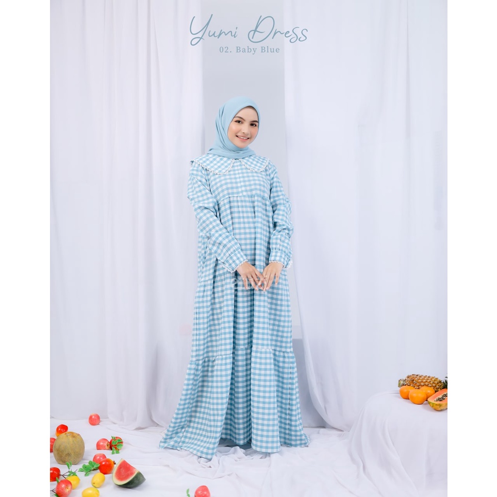 Yumi Dress by Etuzi/ Gamis Etuzi/ Gamis dewasa/ Dress Motif/ Gamis Syar'i/  Gamis Etuzi