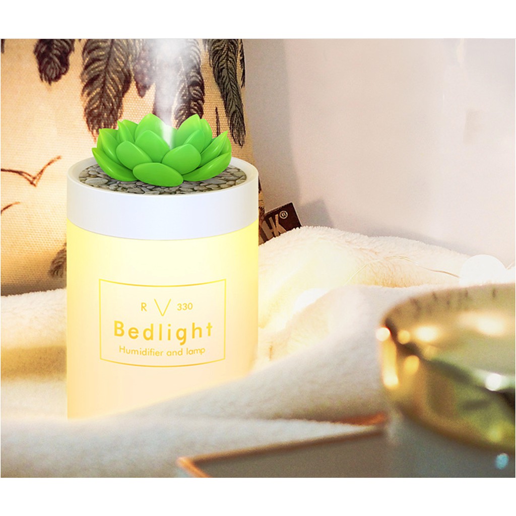 Cactus Humidifier Diffuser USB/ Aromaterapi Atomizer Purifier Pengharum Pelembab Penjernih Udara