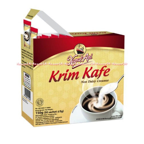 Kapal Api Krim Kafe 50sachet Non Diary Creamer Krimer Minuman Krim Kopi Coffee 150gr Cream Kapalapi