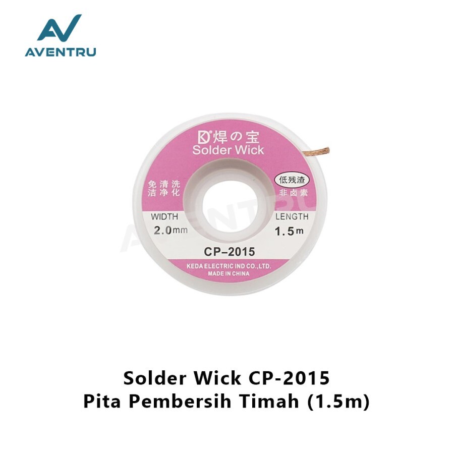 Solder Wick CP-2015 KD / Pita Pembersih Timah / CP 2015 panjang 1.5m