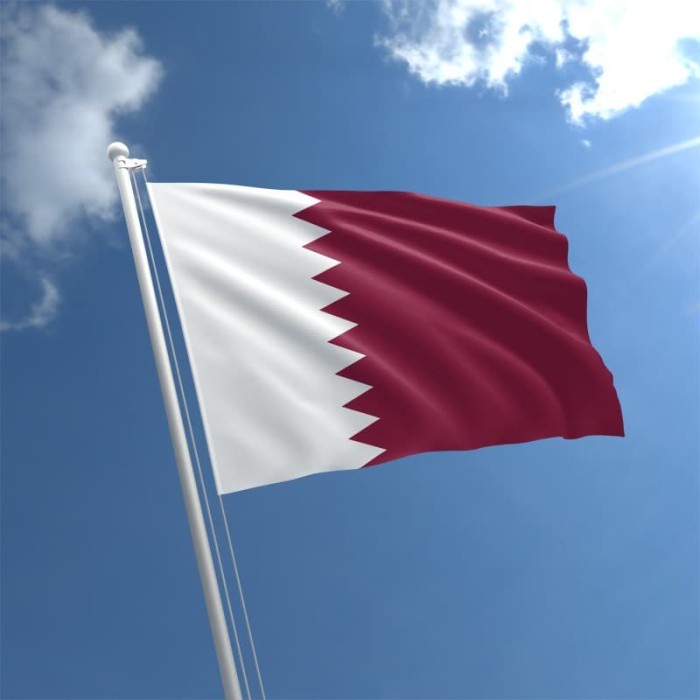 bendera negara Qatar