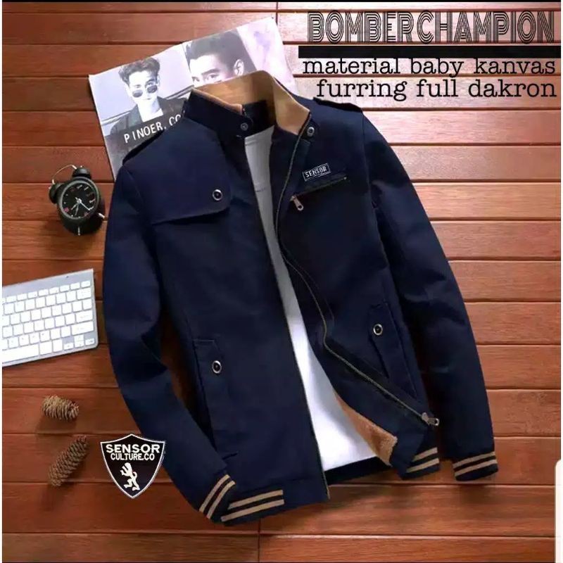 JAKET BOMBER CAMPION JAKET BOMBER PRIA JAKET BOMBER TERLARIS JAKET BOMBER TERMURAH-1