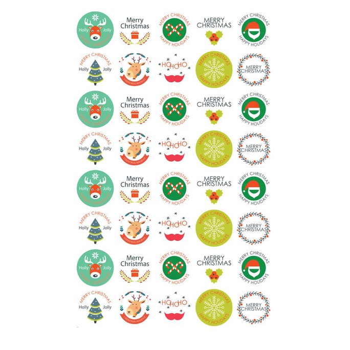 

Dijual Christmas Gift Sticker | Label Stiker Ucapan Natal Tempelan Hadiah - Type A, Bahan Chromo