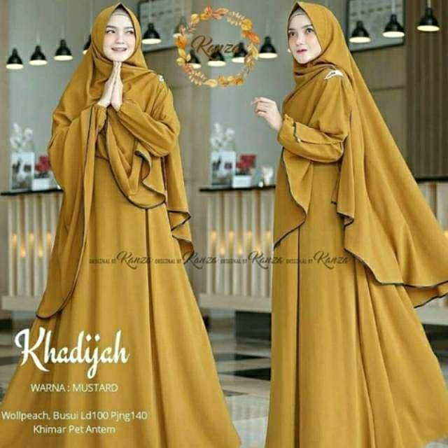 READY..khadijah gamis set jilbab dress
