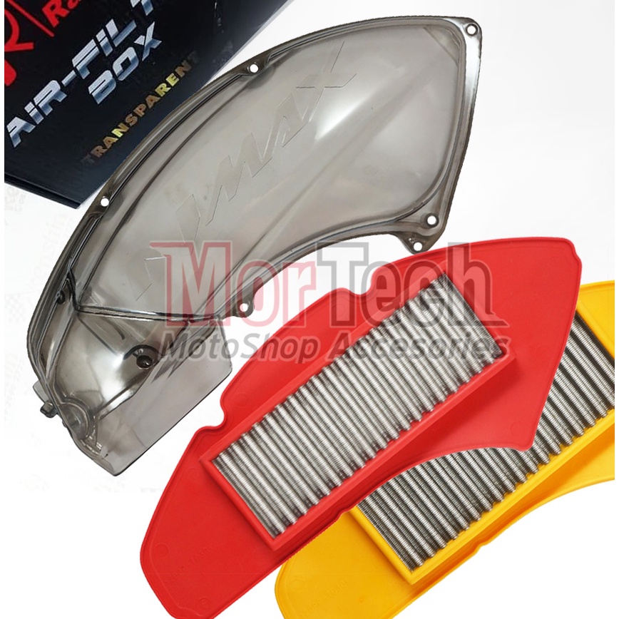 Cover Filter Hawa Transparan plus Veloscope Tutup Air Filter Udara Mika Hawa Nemo Carbon Variasi Aks