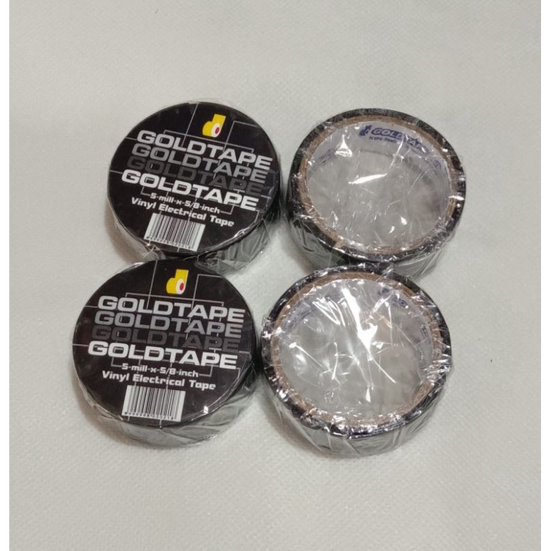 Goldtape isolasi hitam/ isolasi kecil