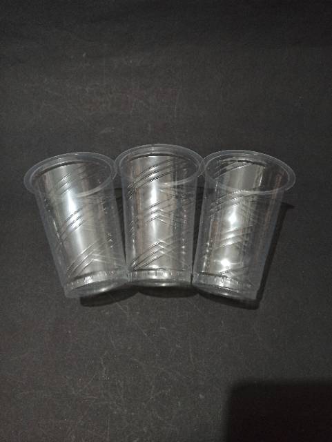 Gelas Minum Plastik / Gelas Aqua / Cup Plastik kapasitas 220ml