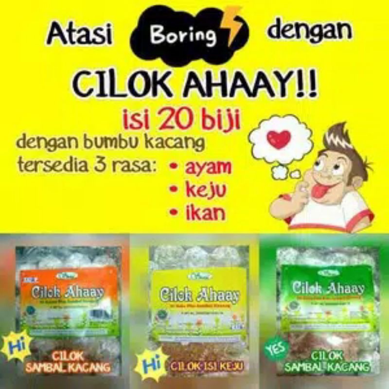 

CILOK BUMBU KACANG ISI 20 Pcs