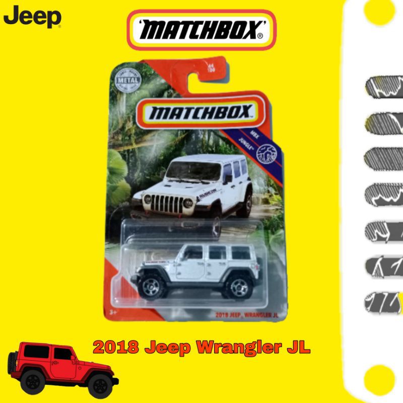 Jual Matchbox - 18 Jeep Wrangler Rubicon JL | Shopee Indonesia