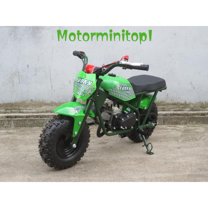 MOTOR MINI TRAIL FUNKY MODEL TERBARU MESIN 2 TAK 50 CC - MOTOR TRAIL ANAK - MAINAN ANAK