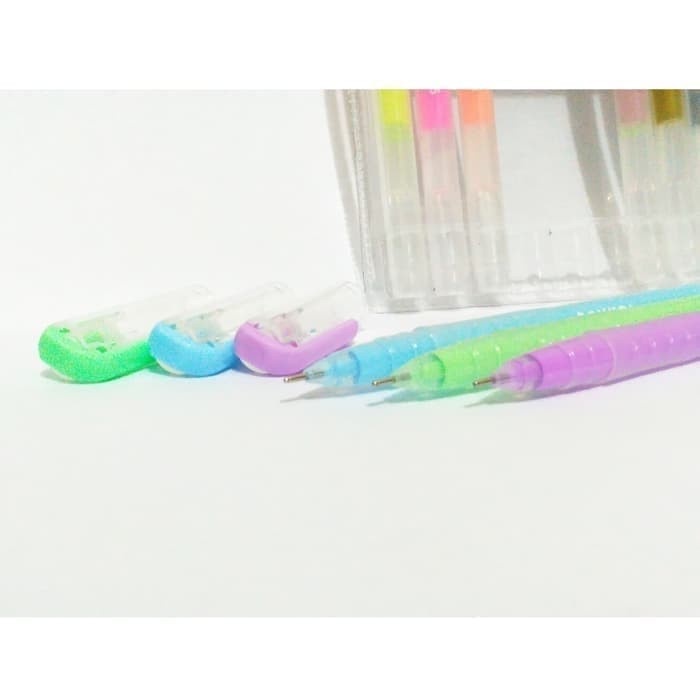 

TULIS-ALAT- PULPEN PREMIUM COLOR GEL PEN 10 WARNA JOYKO GPC-299 SILVER GOLD WHITE -ALAT-TULIS.
