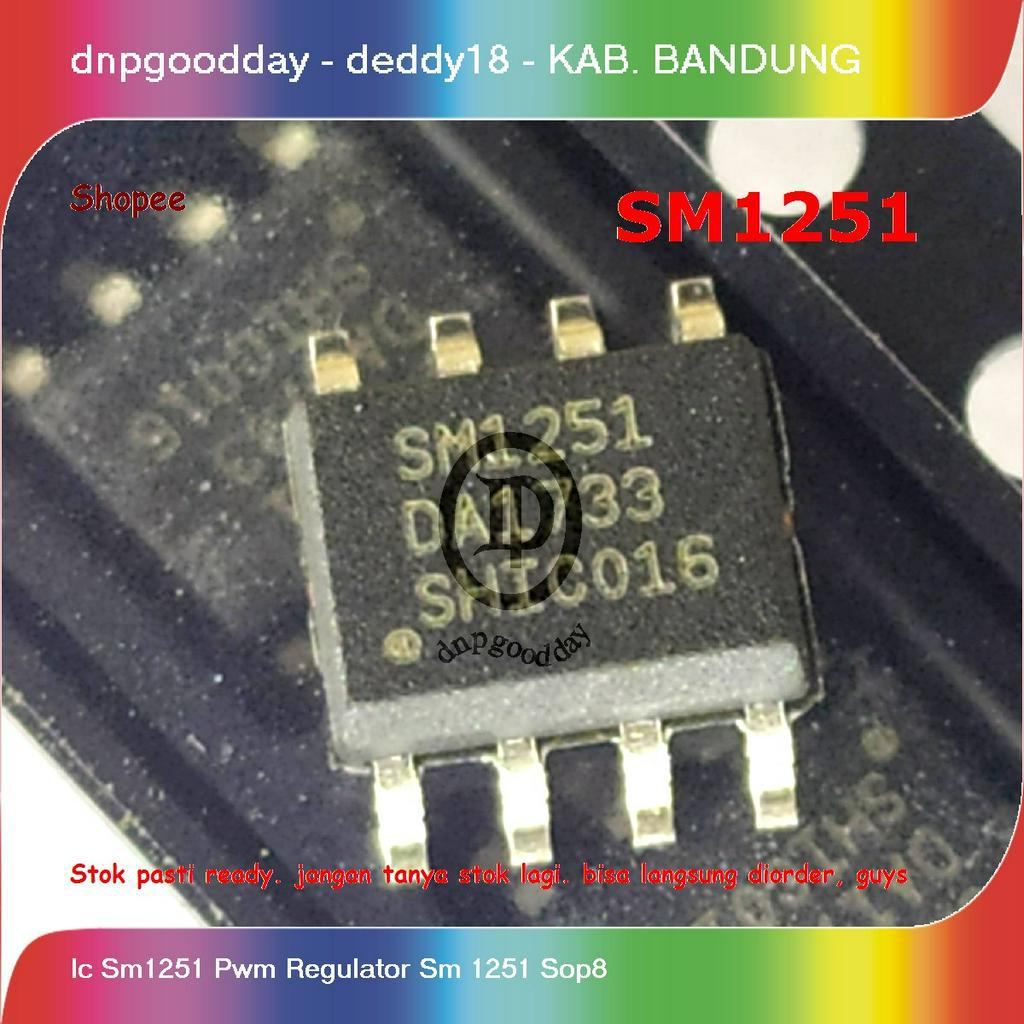 Ic Sm1251 Pwm Regulator Sm 1251 Sop8